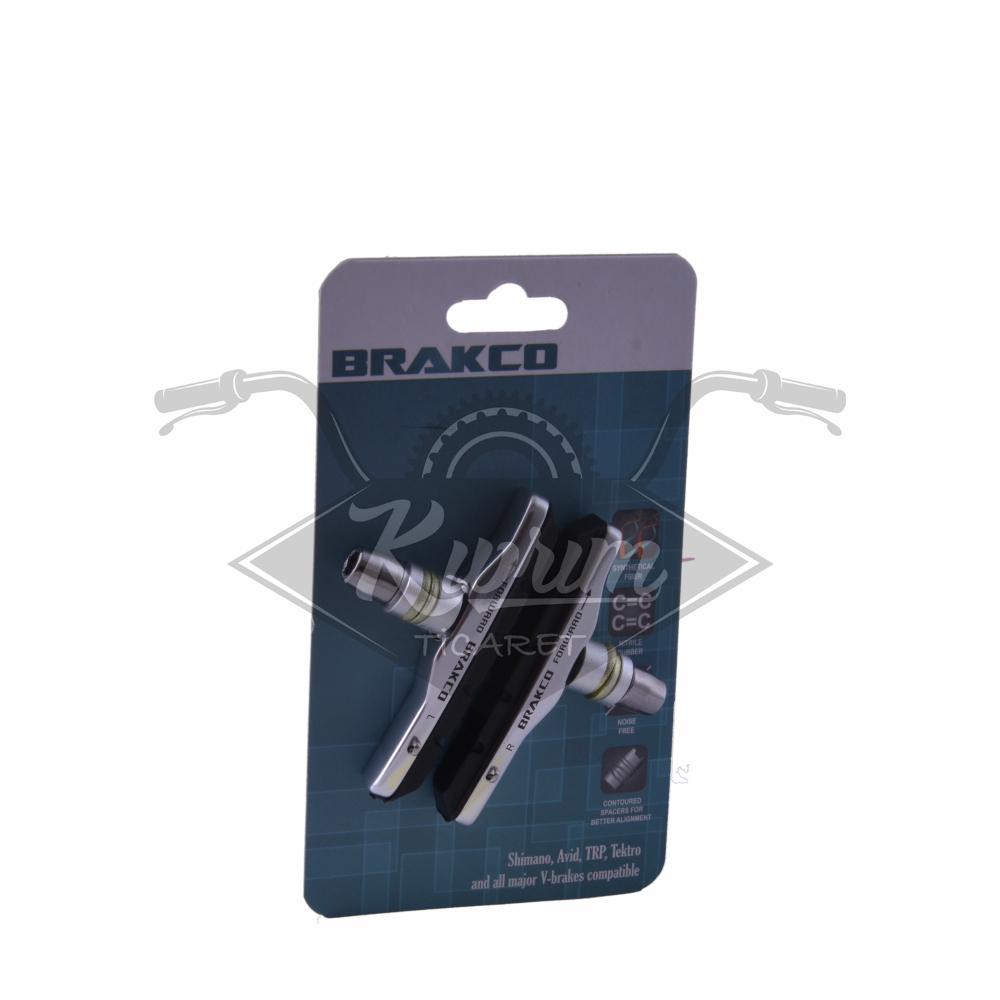 V BRAKE FREN PABUCU - DEĞİŞEBİLEN [72 mm] BRAKCO