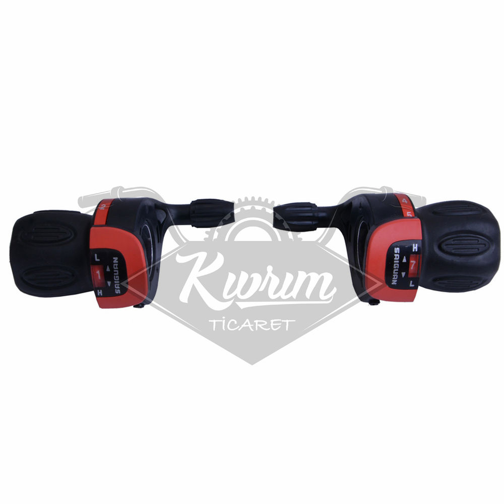GRIP SHIFT VİTES KOLU 7 ' Lİ  NO-INDEX KDSG-09 [SET- TEKLİ AMBALAJ] - KIRMIZI - SAIGUAN