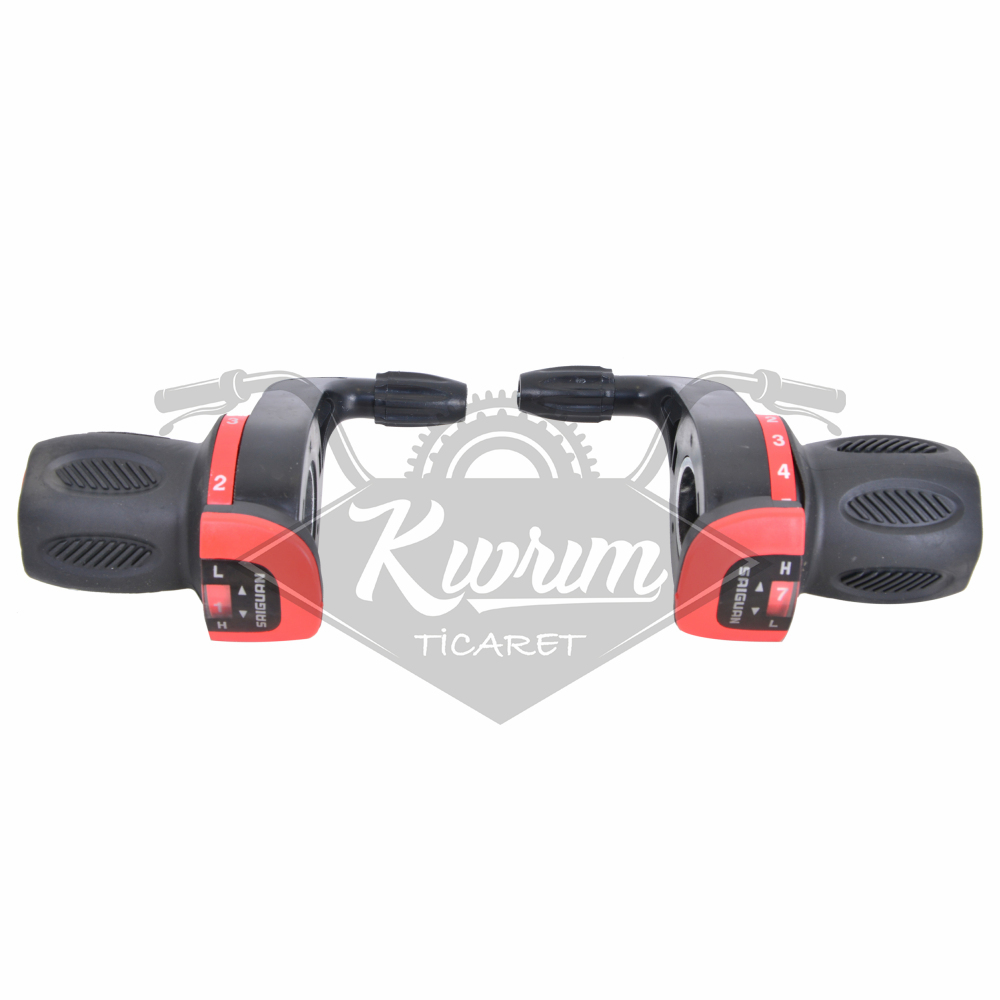 GRIP SHIFT SAĞ TARAF VİTES KOLU 7 ' Lİ NO-INDEX KDSG-08 [SET-TEKLİ AMBALAJ]-KIRMIZI SAIGUAN