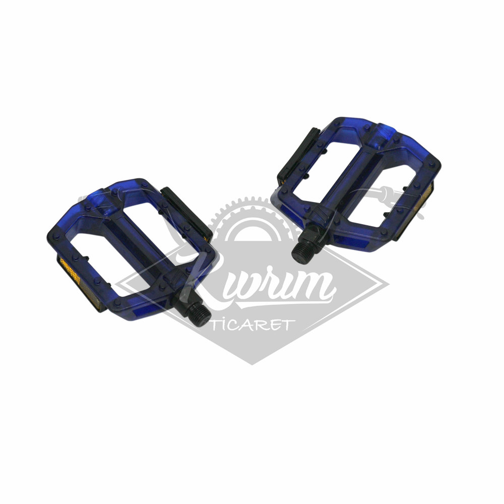 MTB PEDAL BİLYALI [ŞEFFAF] [110MM-100MM] - MAVİ