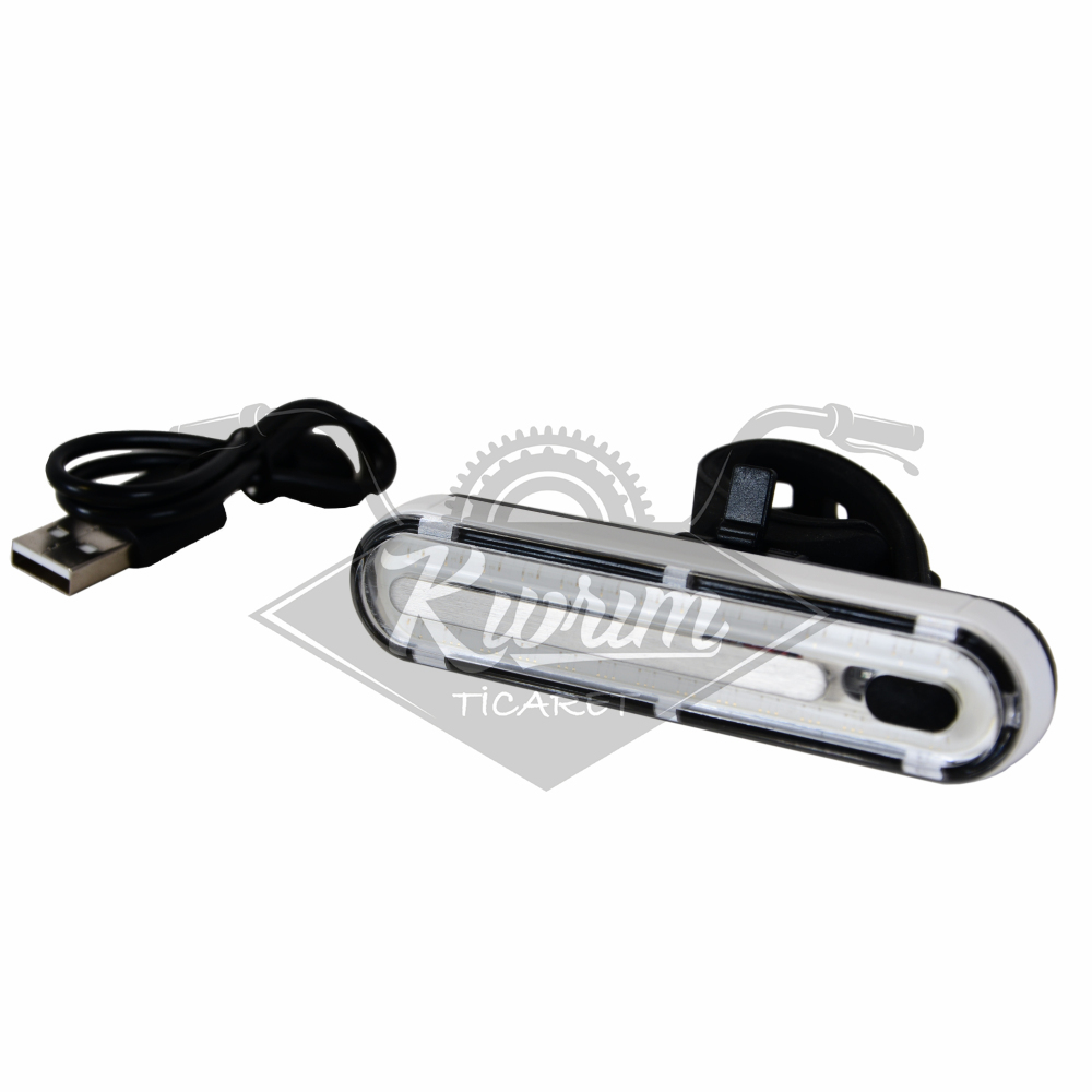 BİSİKLET ÇAKAR  16 FONKSİYONLU RENKLİ IŞIKLI [60 LUMEN - USB GİRİŞLİ]  RCTS-5806