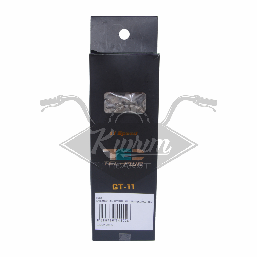 MTB ZİNCİR 11' Lİ SİLVER R-1011 116 LINK [KUTULU] – TEC
