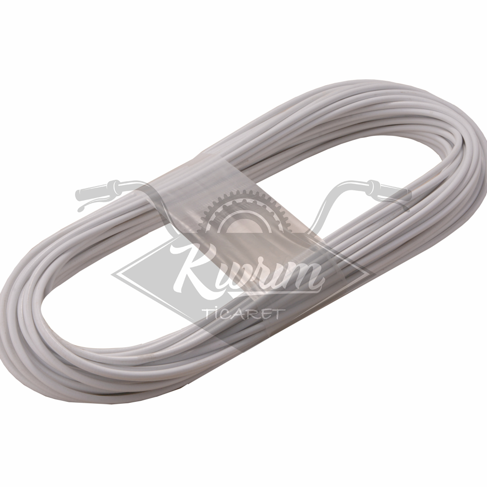 METRE DIŞ KABLO BEYAZ 5 MM  [1 Rulo=25 mt]