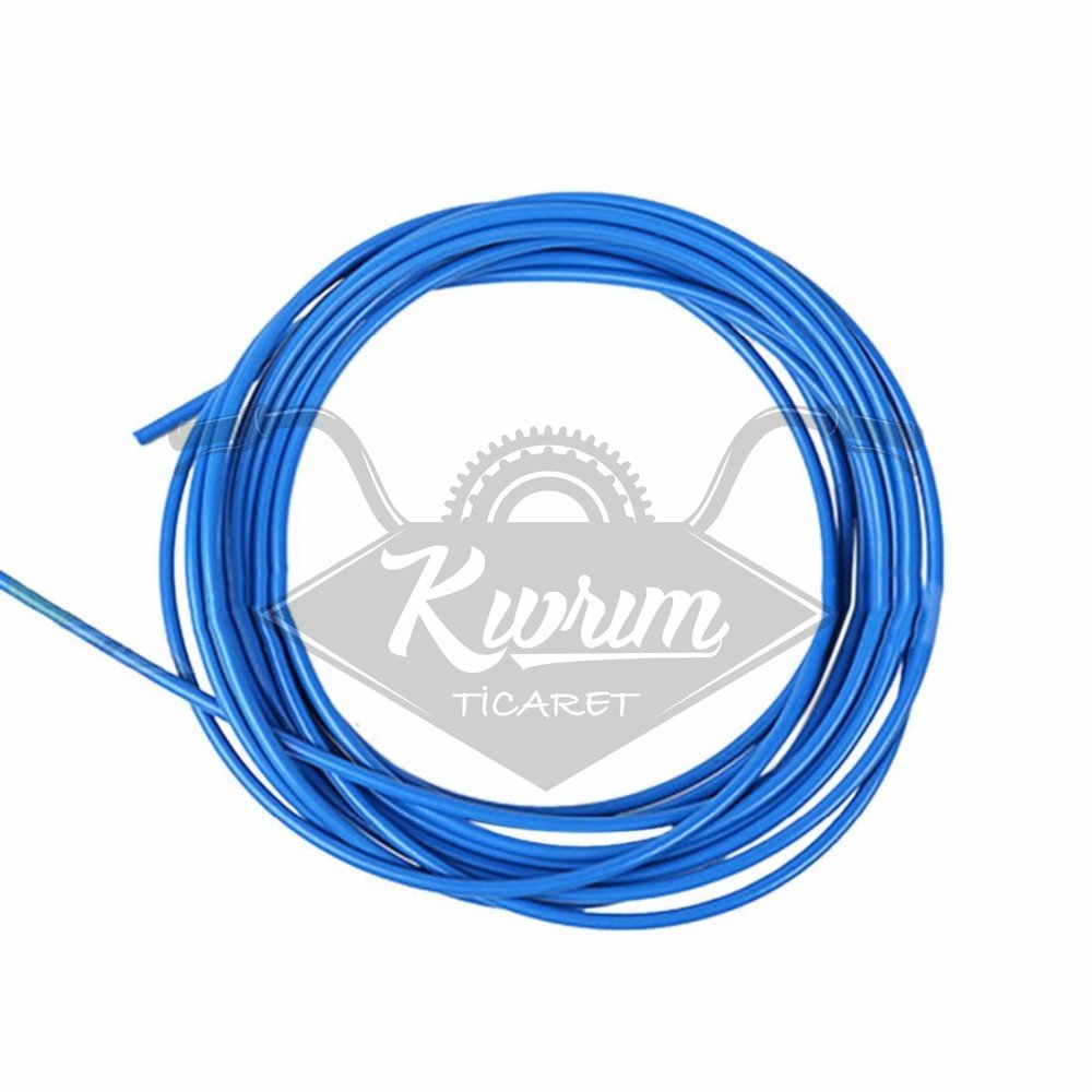 METRE DIŞ KABLO MAVİ 5 MM 2P [TEFLONLU] [1 Rulo=25 mt]