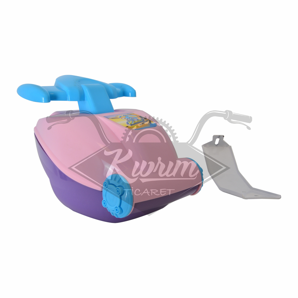 16 - 20 PLASTİK ARKA SEPET VE BAĞLANTI DEMİRİ [PEMBE-MOR]