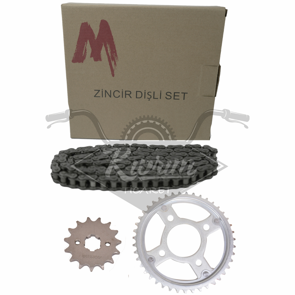 15T/42T 428H x 128L ZİNCİR DİŞLİ SET CBF 150