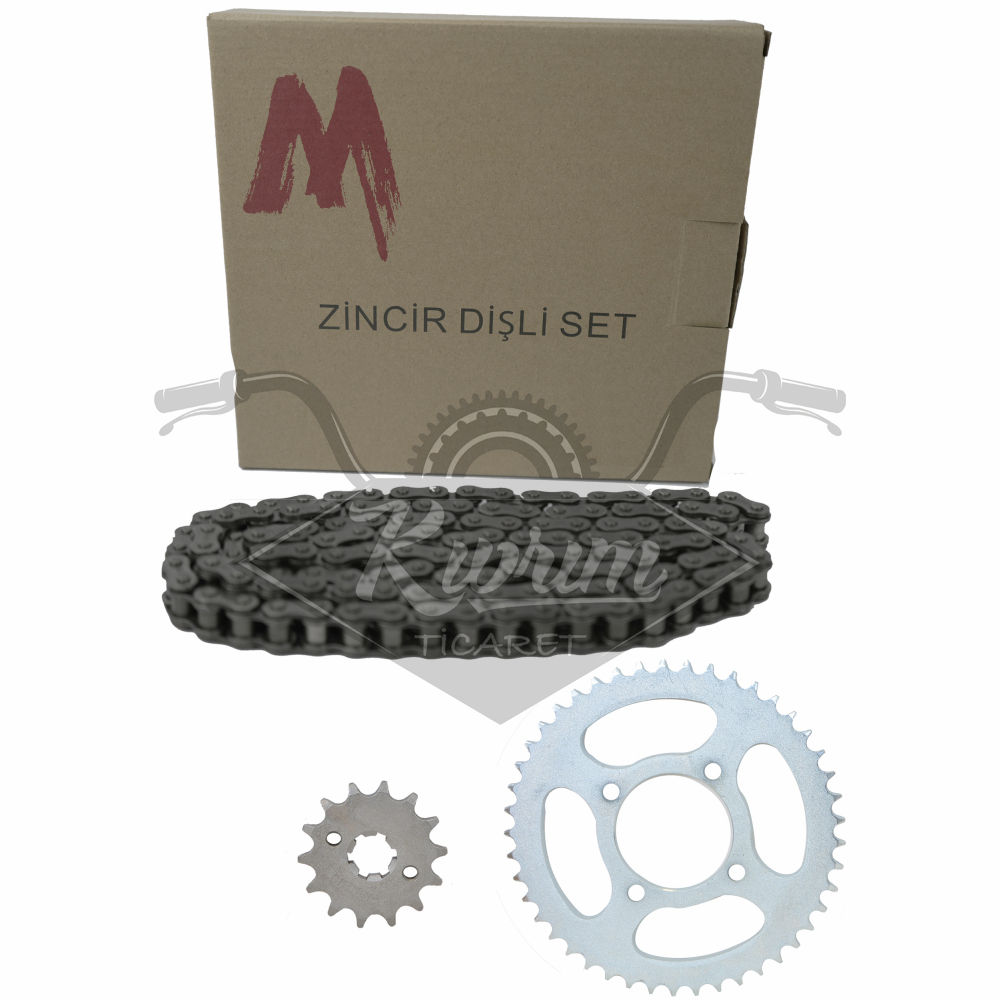 14T/45T 428H x 118L ZİNCİR DİŞLİ SET YBR