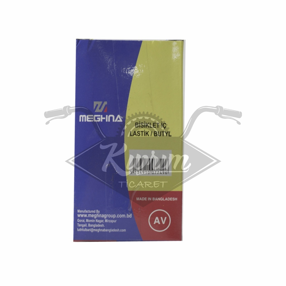 27.5 x 2.10 / 2.35 A/V [40 mm] BUTYL [KUTULU] - MEGHNA