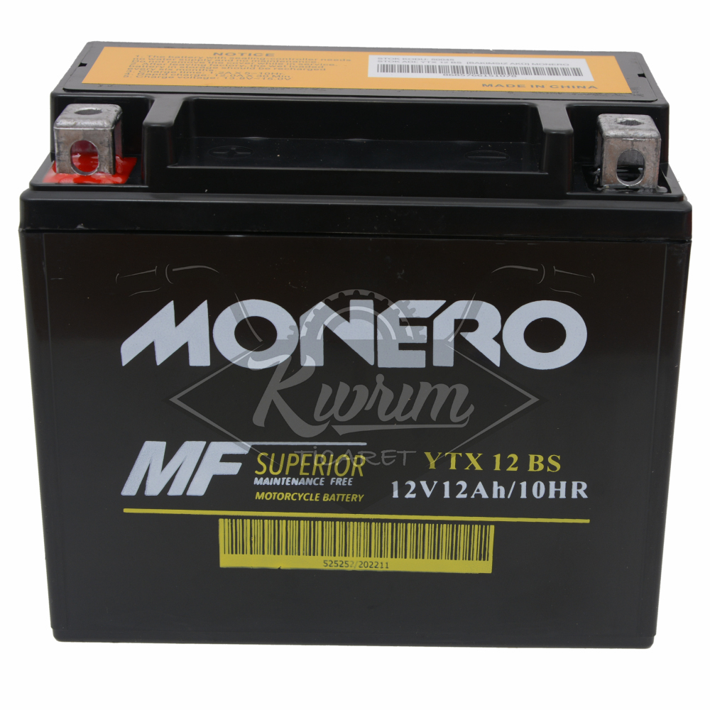 YTX 12 BS [150*86*131] AKÜ - MONERO