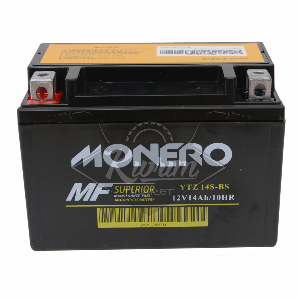 YTZ 14S-BS [150*87*107] AKÜ - MONERO