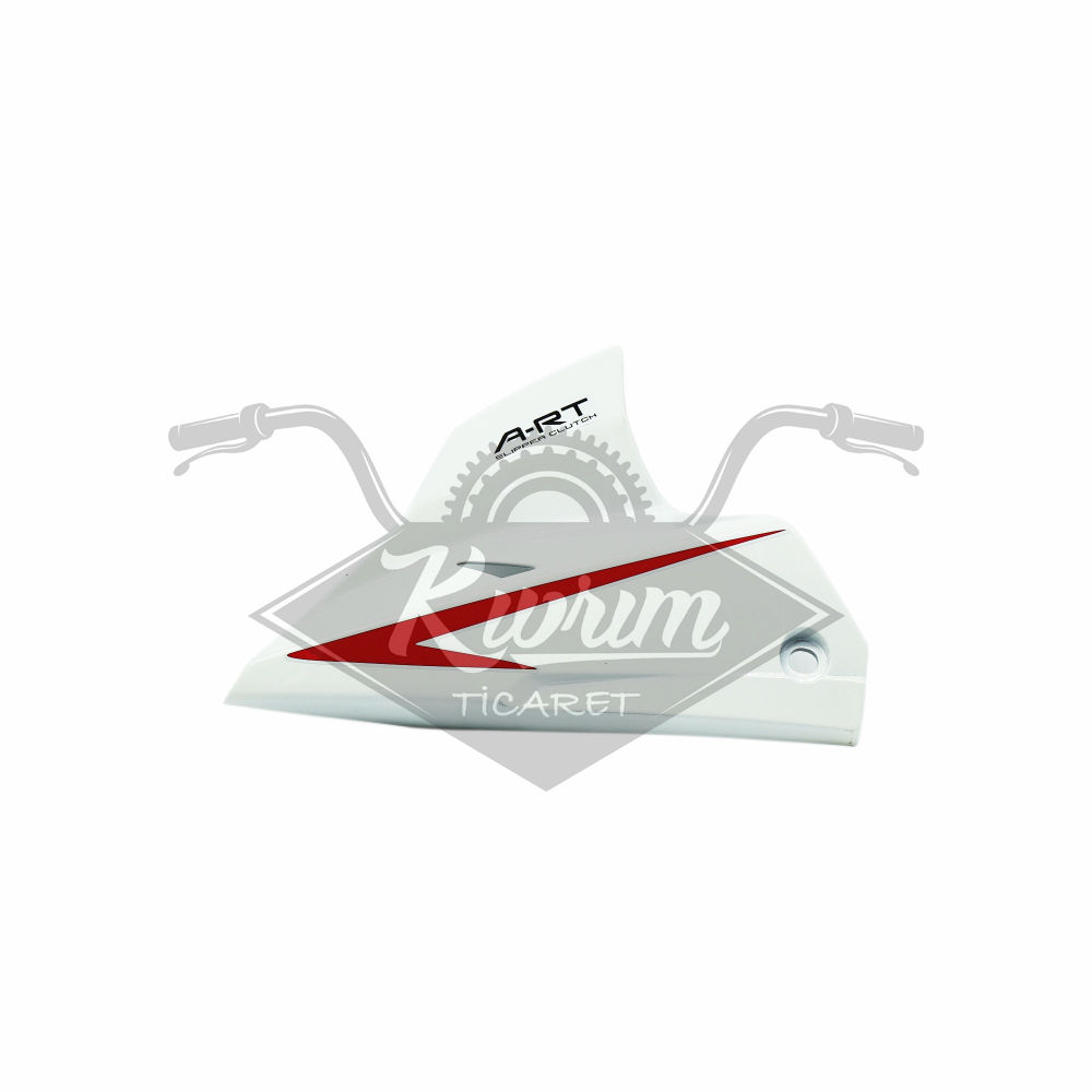 ÖN PANEL SOL E5 ETKT [BEYAZ] TVS APACHE RTR 200 [ORİJİNAL]-[N92227502FC]