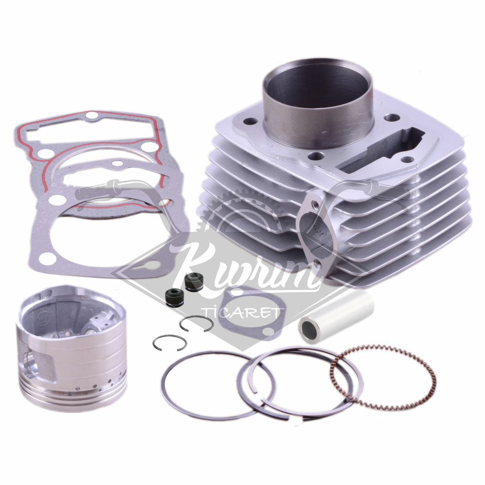 SİLİNDİR KOMPLE 15 PERNO [62,00 mm]  [EKS. ZİNCİRLİ MODEL] [UZUN PİSTON] CG