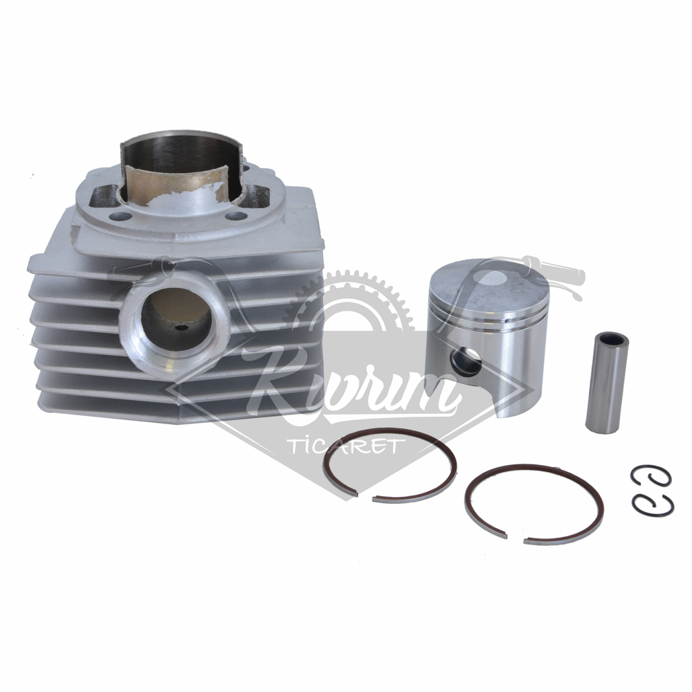 SİLİNDİR KOMPLE [ÇİFT SEGMAN] 47 mm AIRSAL MOBYLETTE