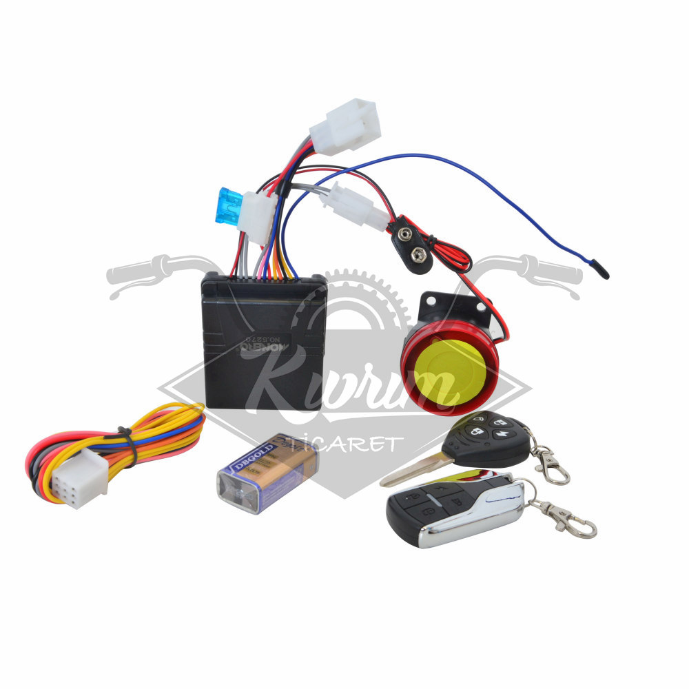 MOTOSİKLET ALARM SETİ [PİLLİ]