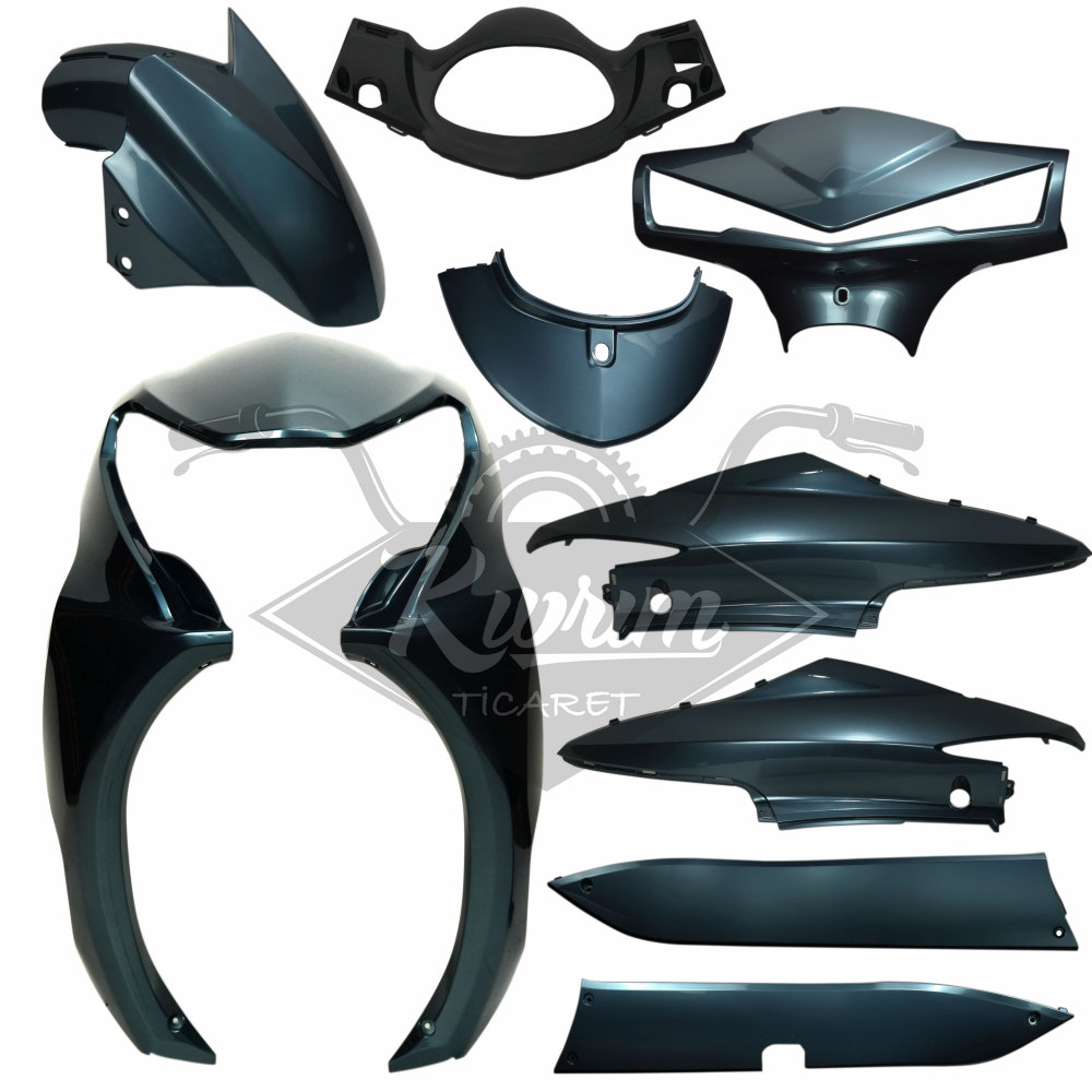 KAPORTA SET [BOYALI AKSAM] [YEŞİL ] SPACE PRO MAX Y.