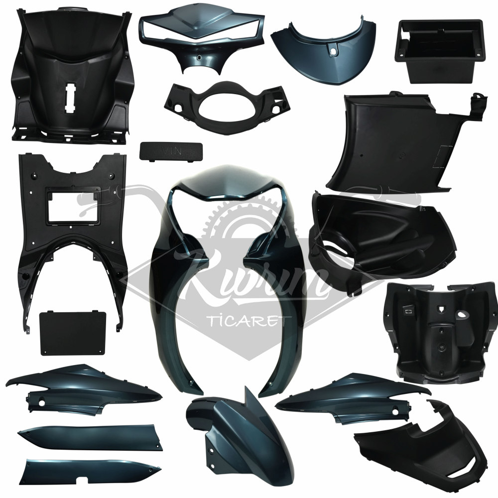 KAPORTA SET KOMPLE [YEŞİL] SPACE PRO MAX Y.