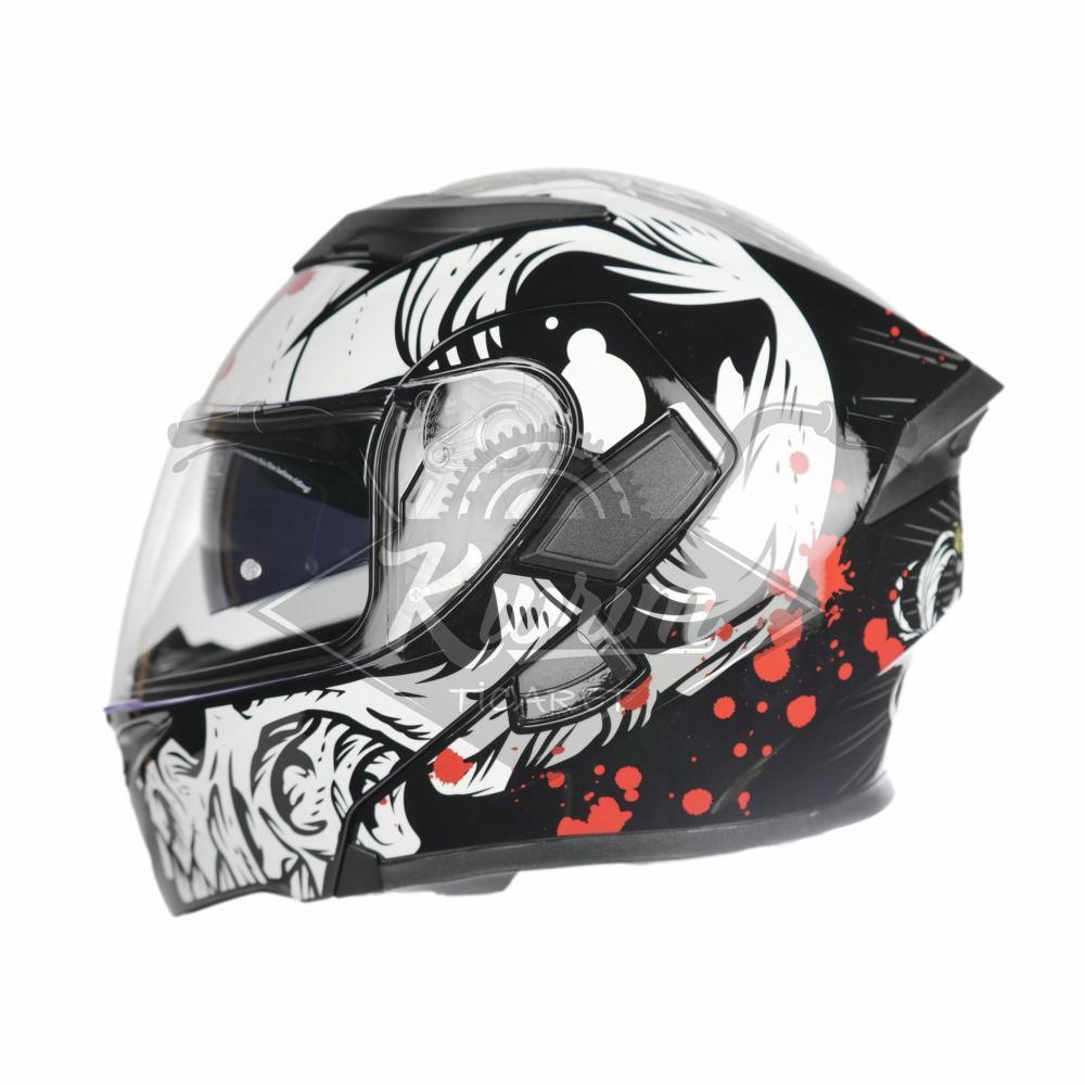 KC - ÇENE AÇILIR VİZÖRLÜ KASK [KC902] [KURU KAFA] [L]