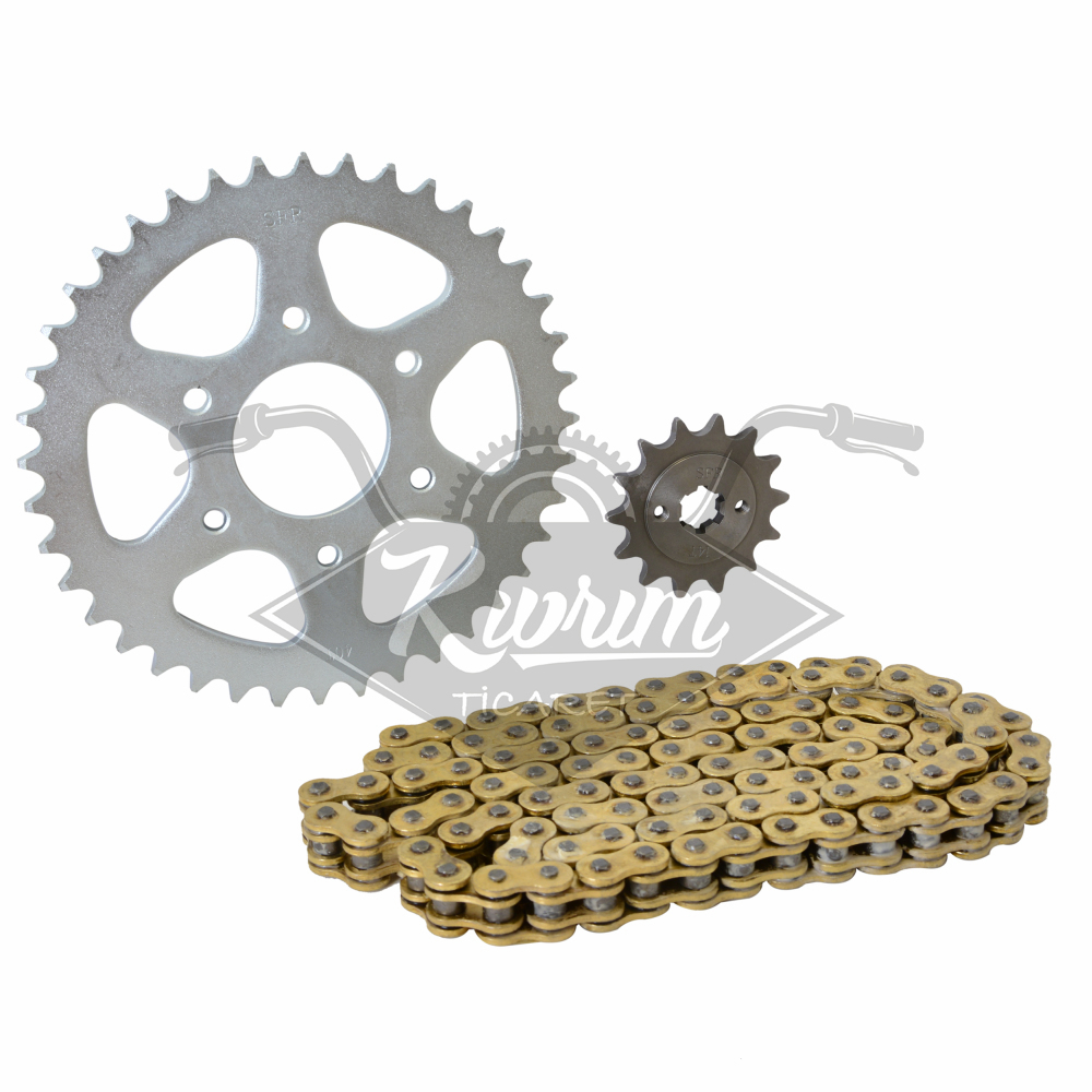 O RİNGLİ ZİNCİR DİŞLİ SET [GOLD] [14T/40T] [520H x 108L] BAJAJ PULSAR NS 200 - SFR