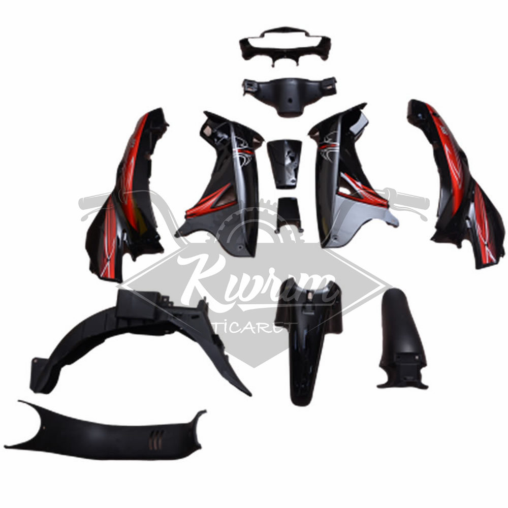 KAPORTA SET [SİYAH] MONDIAL SFC - SFC MINI