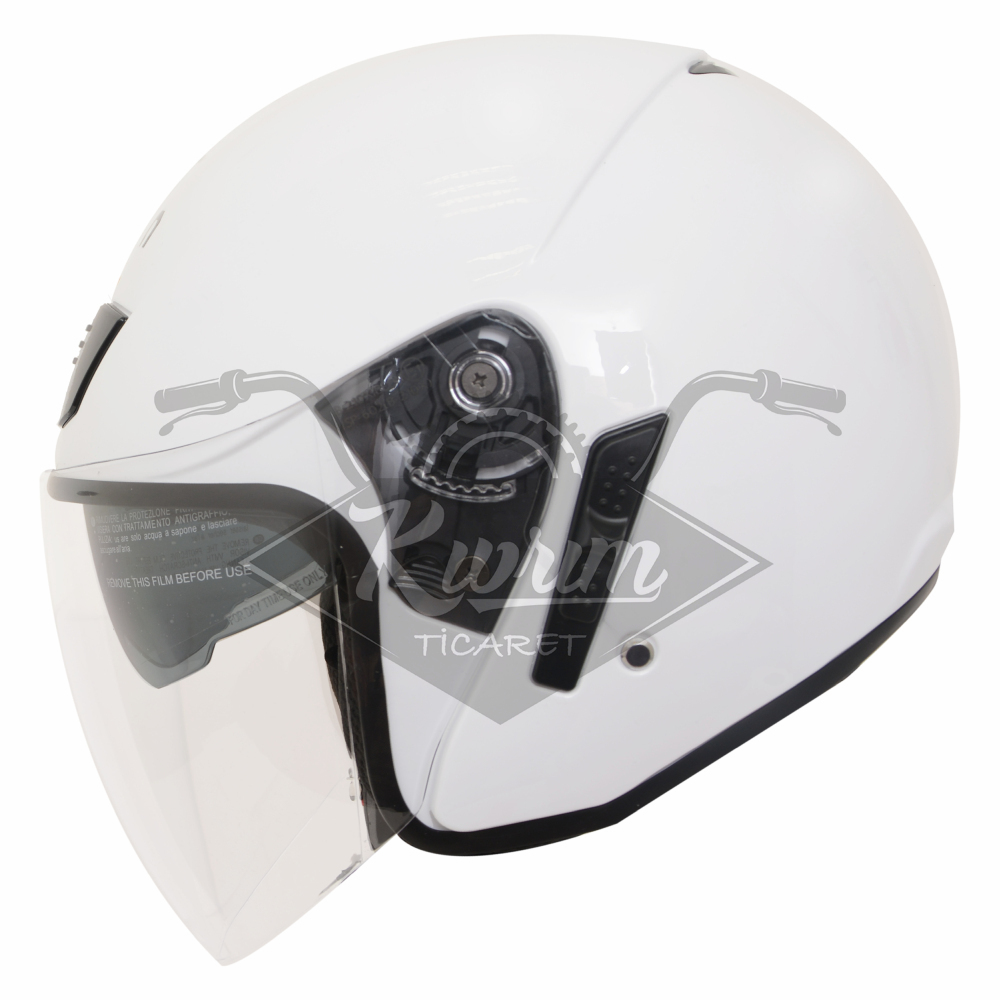 BEON-ÇENESİZ VİZÖRLÜ YAZLIK KASK [B210] [BEYAZ] [XL]