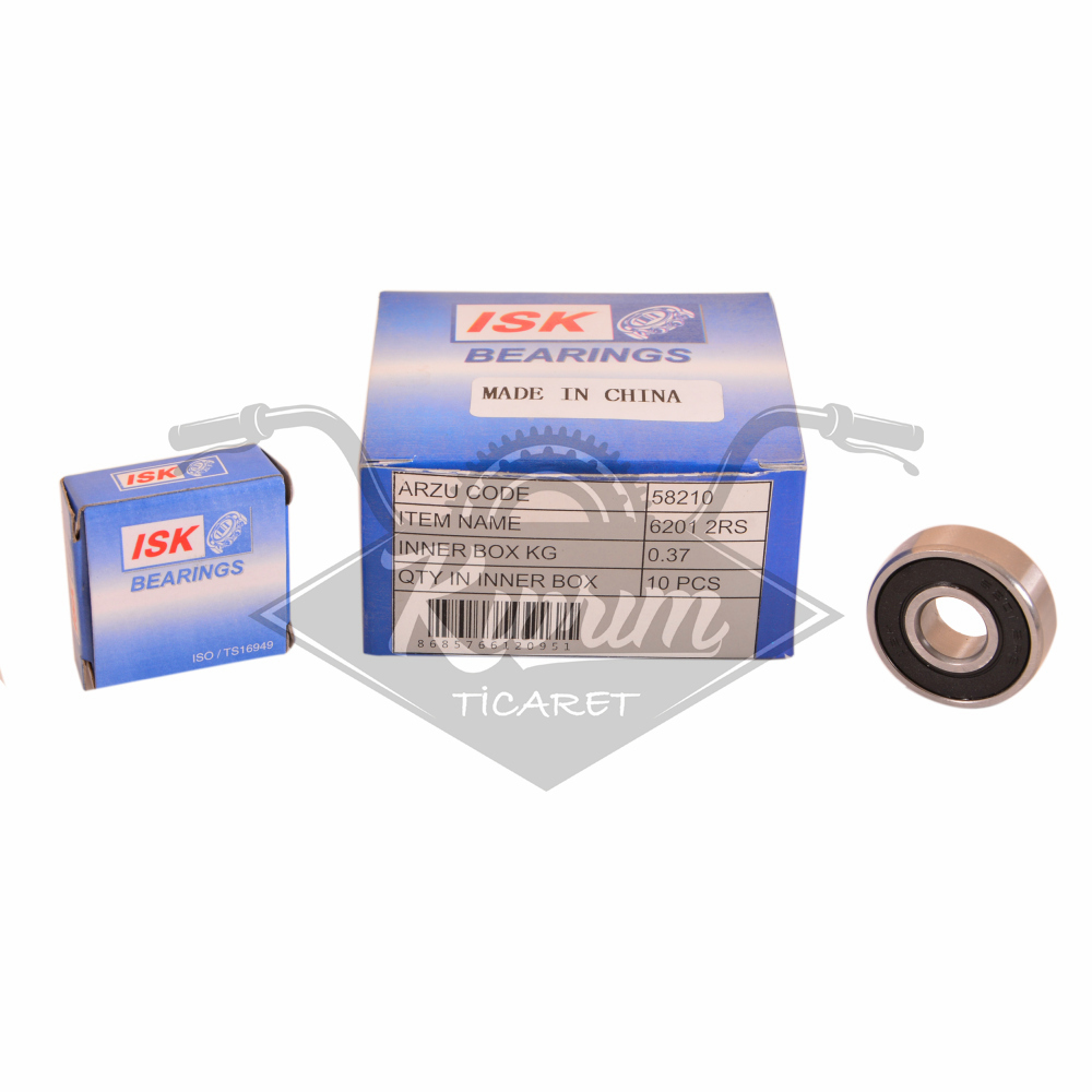RULMAN [PLASTİK KAPAKLI] 6201