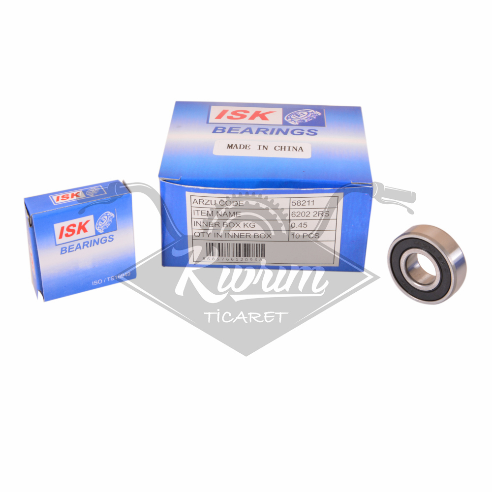 RULMAN [PLASTİK KAPAKLI] 6202