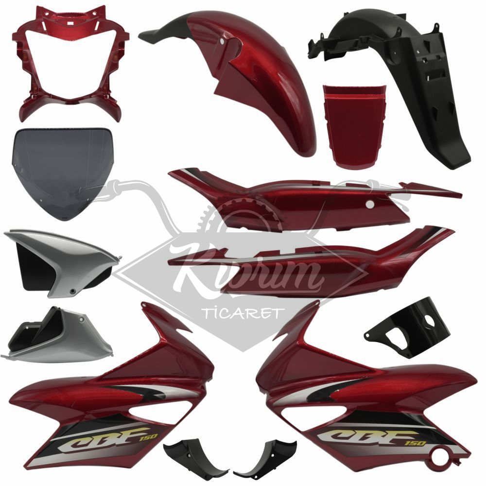KAPORTA SET Y. SET [KIRMIZI] HONDA CBF 150