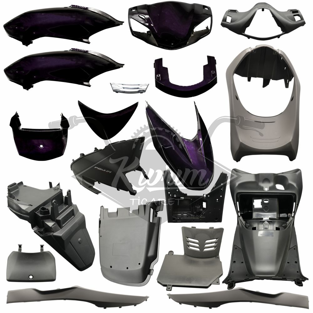KAPORTA Y. SET [MOR] HONDA ALPHA