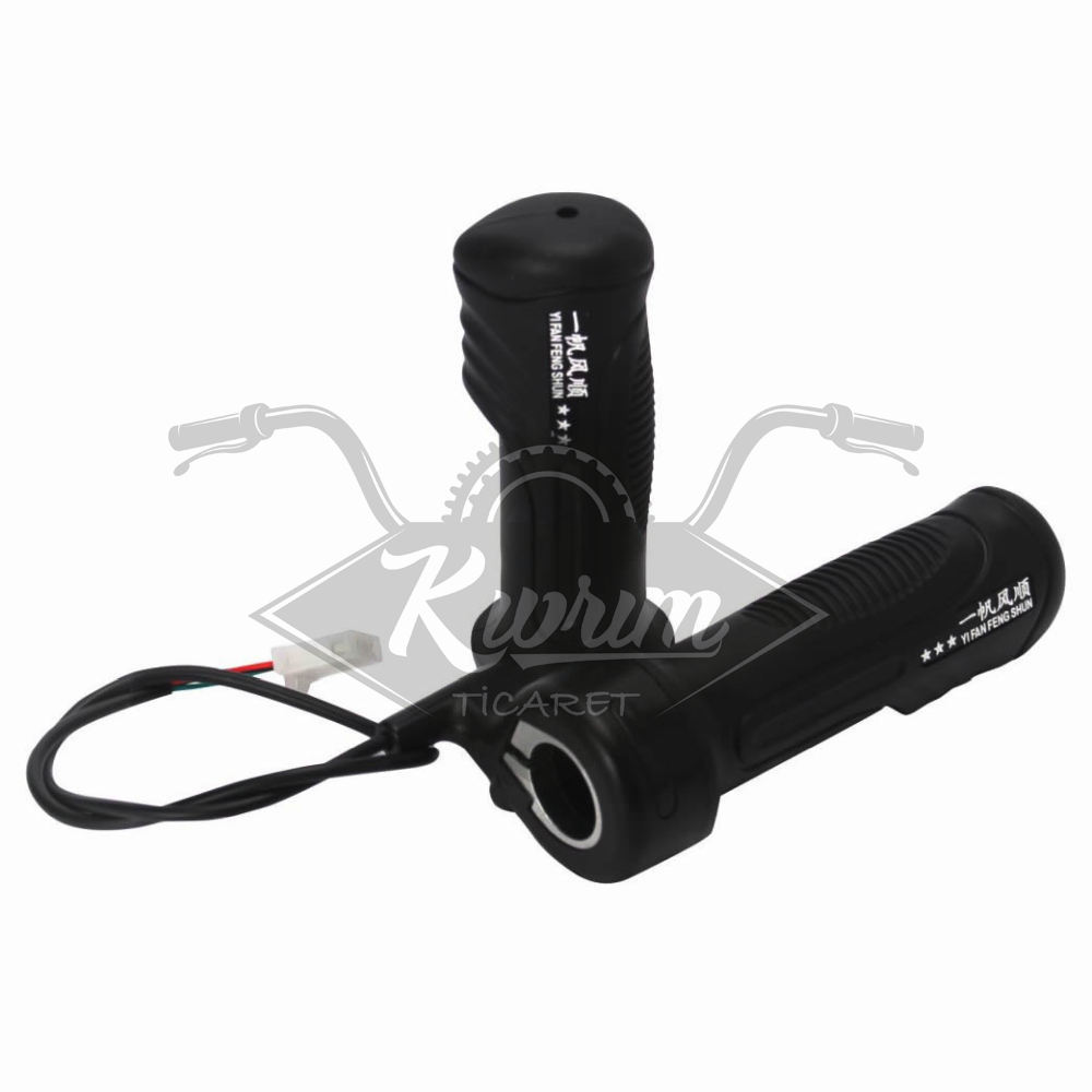 GAZ KOLU [TAKIM] [SİYAH] [ STMAX - EKOBİS - MUHTELİF] E-BIKE