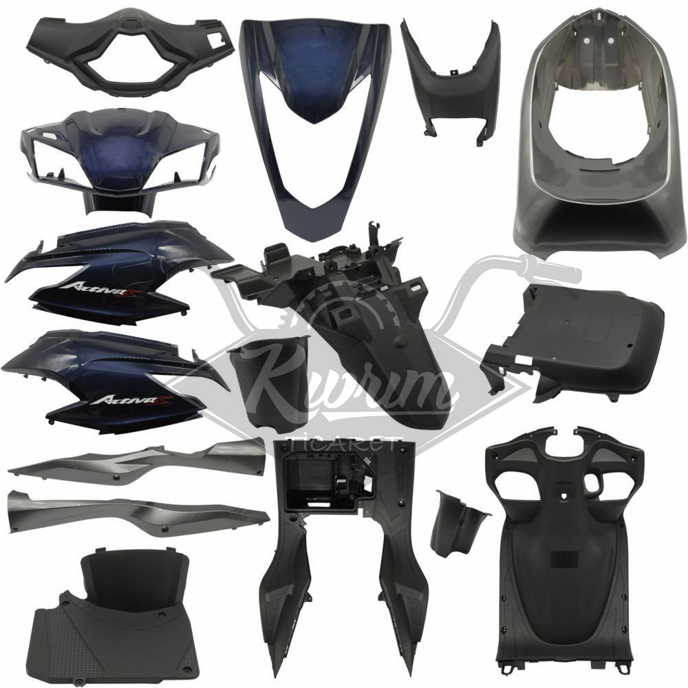 KAPORTA Y. SET [MAVİ] [YENİ MODEL] HONDA ACTIVA S