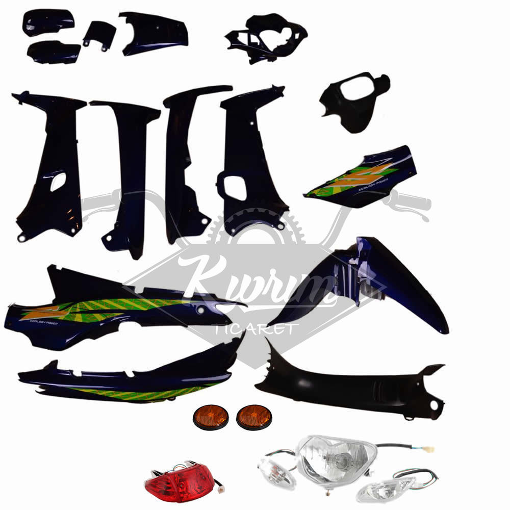 KAPORTA SET [MAVİ] [FAR+STOP+SİNYAL DAHİL] [KALIPSO - ÇELİK] CUB
