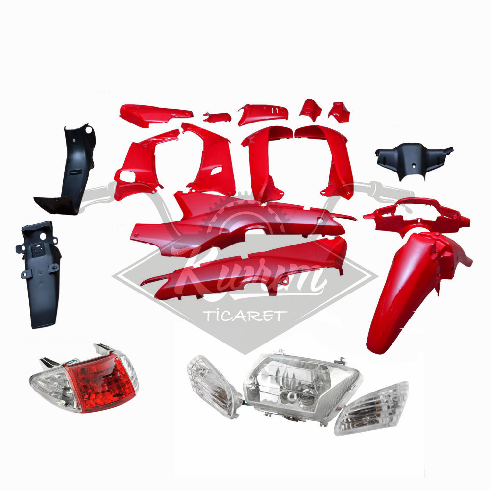 LIFAN KAPORTA SET [KIRMIZI] [FAR+STOP DAHİL] CUB