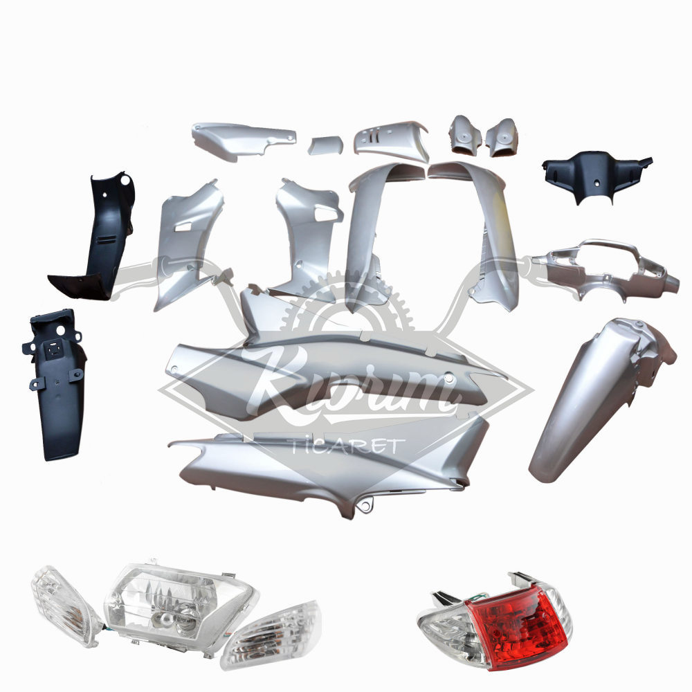 LIFAN KAPORTA SET [GÜMÜŞ] [FAR+STOP DAHİL] CUB