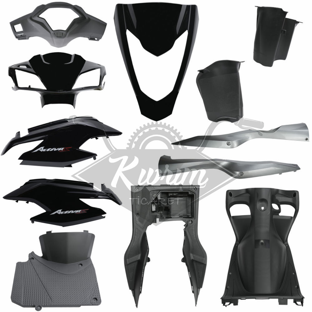 KAPORTA SET [SİYAH] [YENİ MODEL] HONDA ACTIVA S