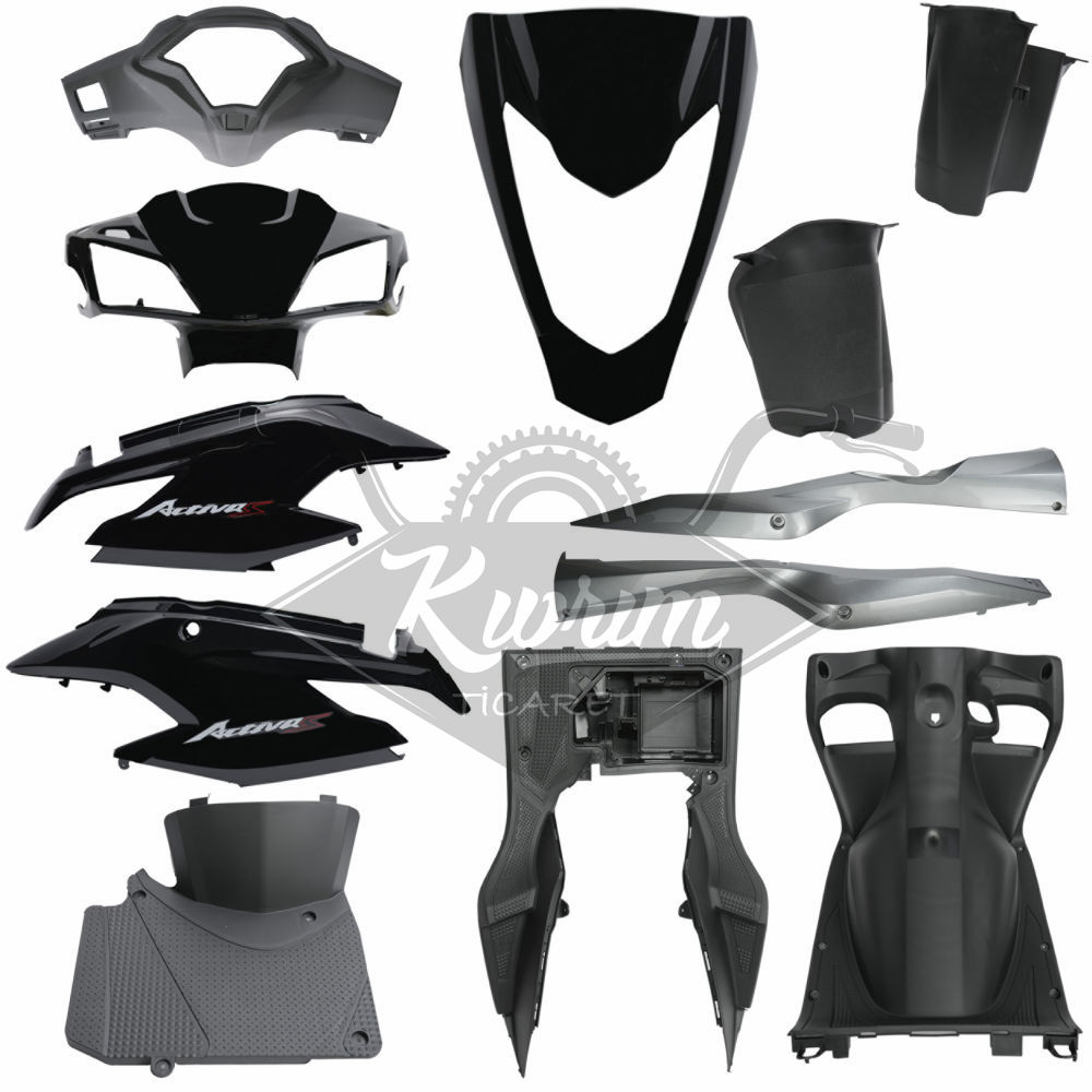 KAPORTA SET ESKİ MODEL [SİYAH] HONDA ACTIVA S