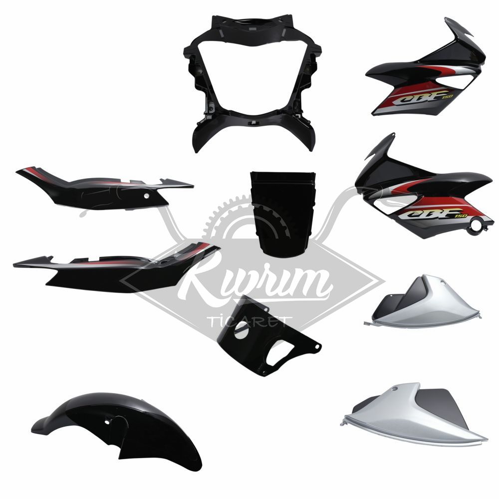 KAPORTA SET [SİYAH] HONDA CBF 150