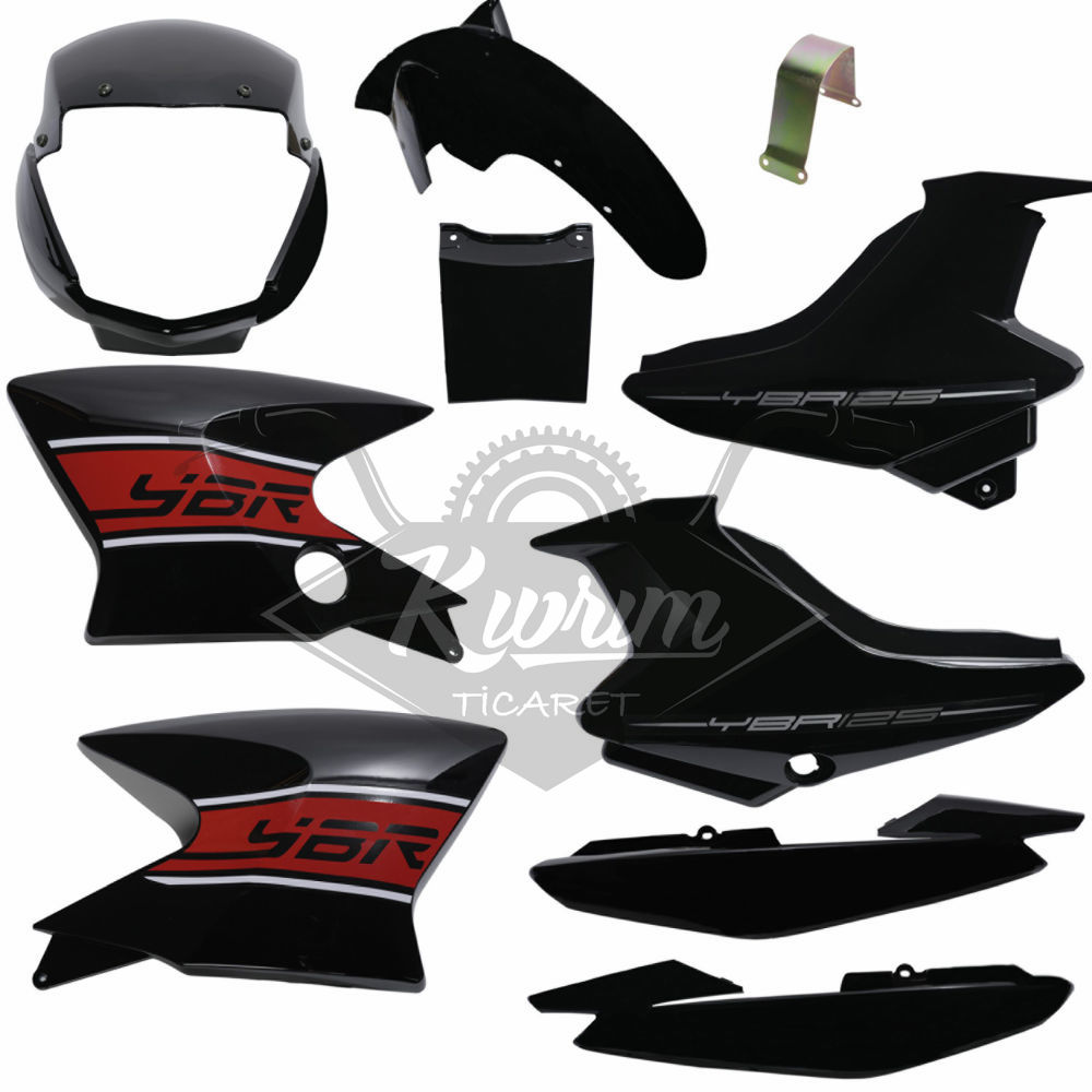 KAPORTA SET [SİYAH] YAMAHA YBR K