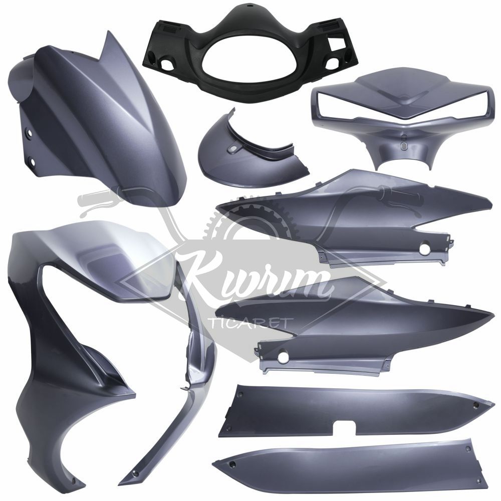 KAPORTA SET [BOYALI AKSAM] [GRİ]  SPACE MAX