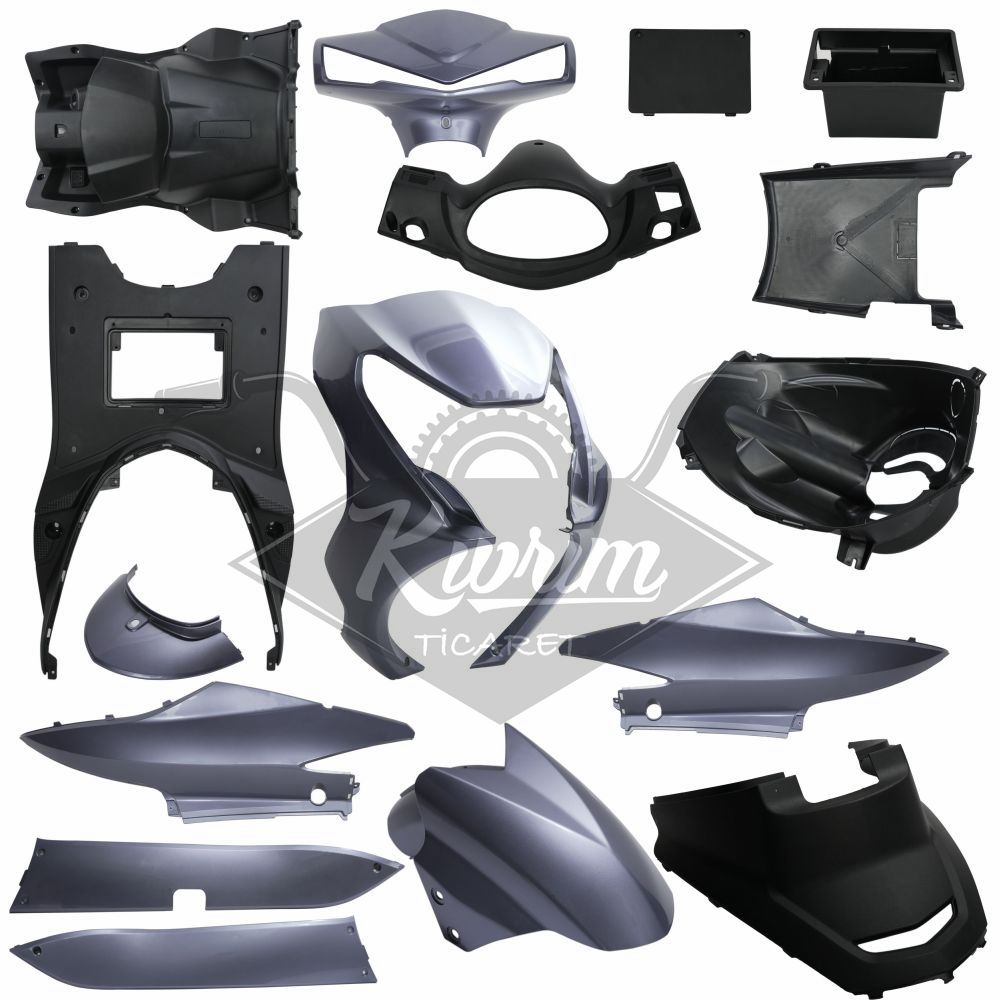 KAPORTA SET [KOMPLE] [GRİ] SPACE MAX