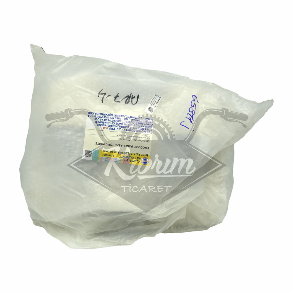 İÇ TORPİDO ÜST [BEYAZ] [ORİJİNAL] - TVS JUPITER 125-[KL2208191F]