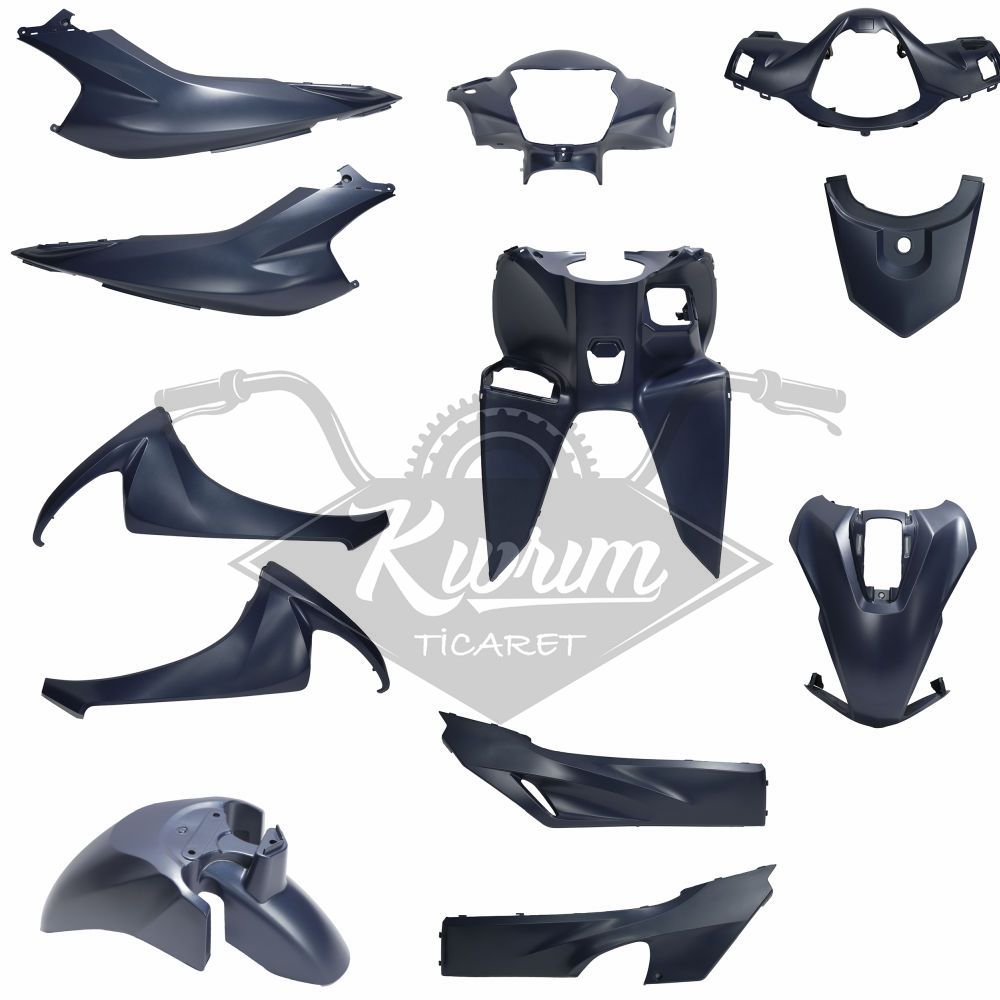 KAPORTA SET [MAT MAVİ] - HONDA DIO