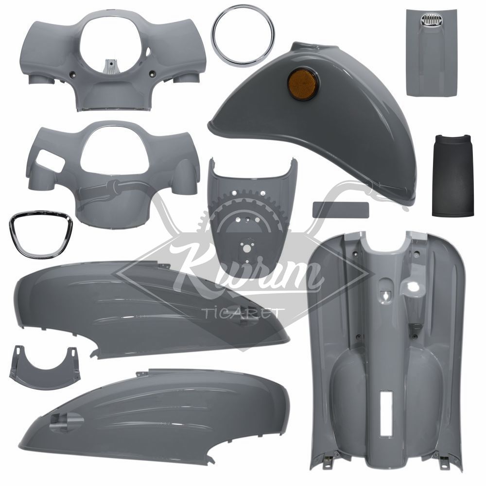 KAPORTA SET [BOYALI AKSAM] [GRİ] - MONDIAL TURİSMO