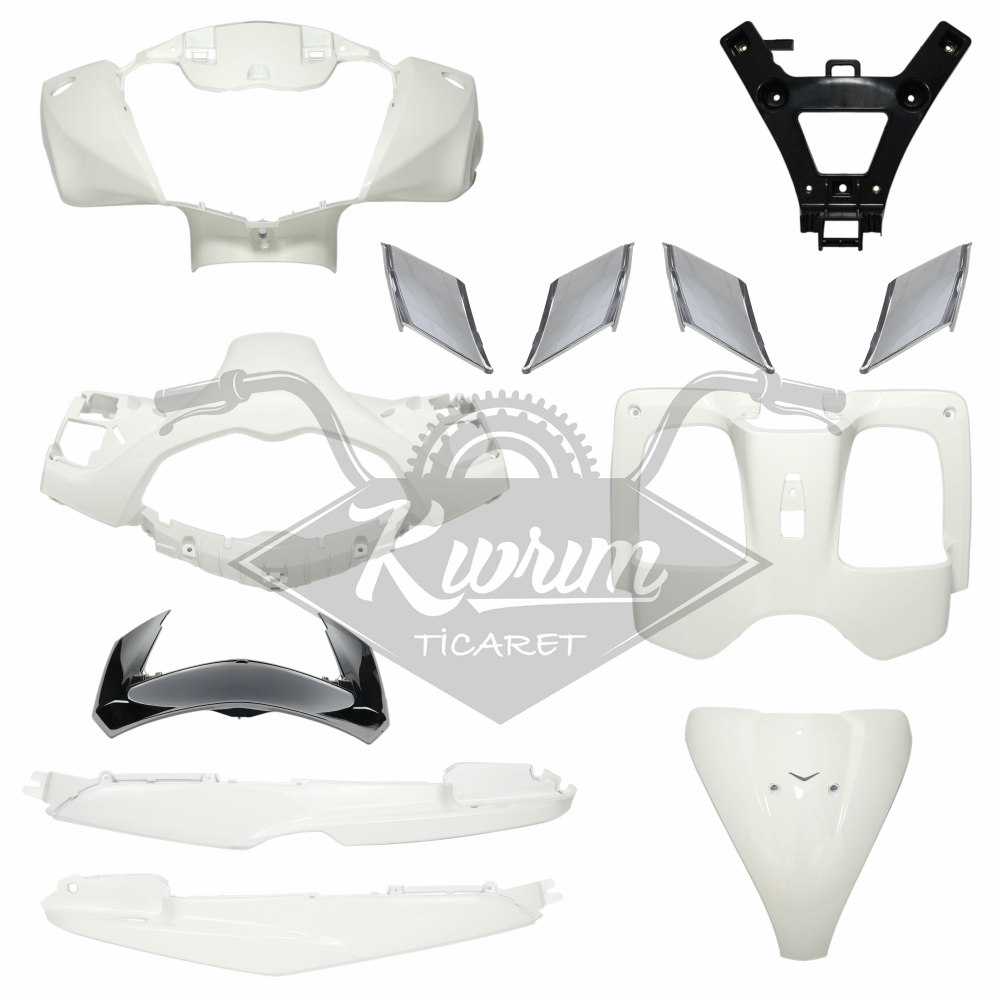 KAPORTA SET [BEYAZ] - TVS JUPITER 125