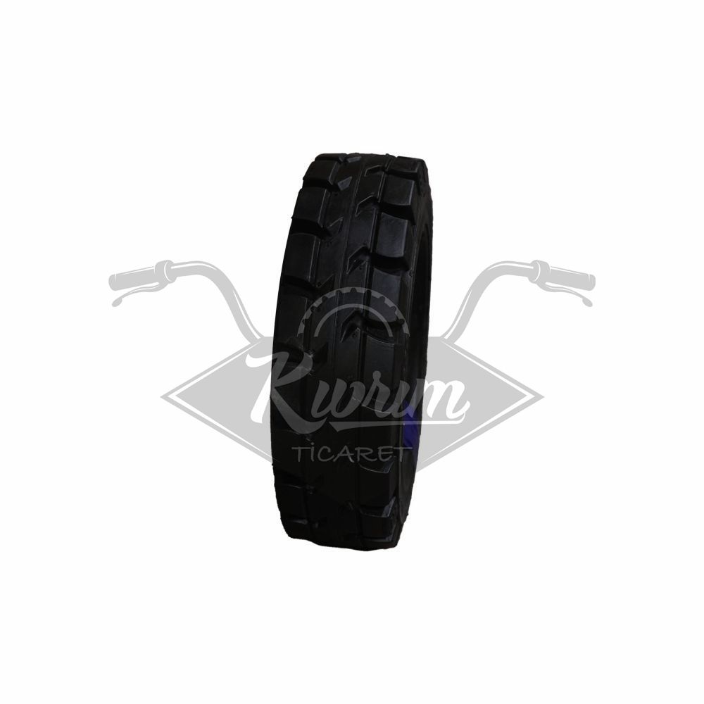 15 x 4-1/2-8 [DESEN - S3000] SEGMANLI - STARKUS SOLID TIRE BLACK - LIP TYPE