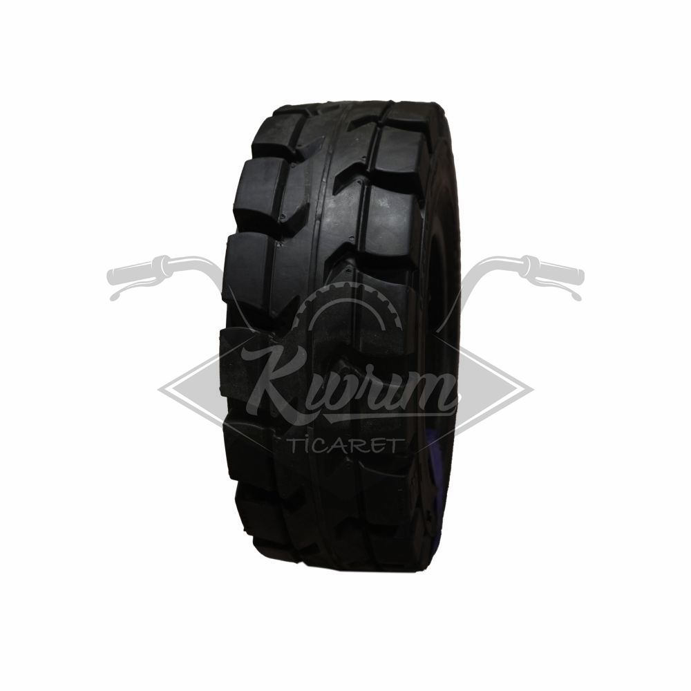16 x 6 -8 [DESEN - S3000] SEGMANLI - STARKUS SOLID TIRE BLACK - LIP TYPE
