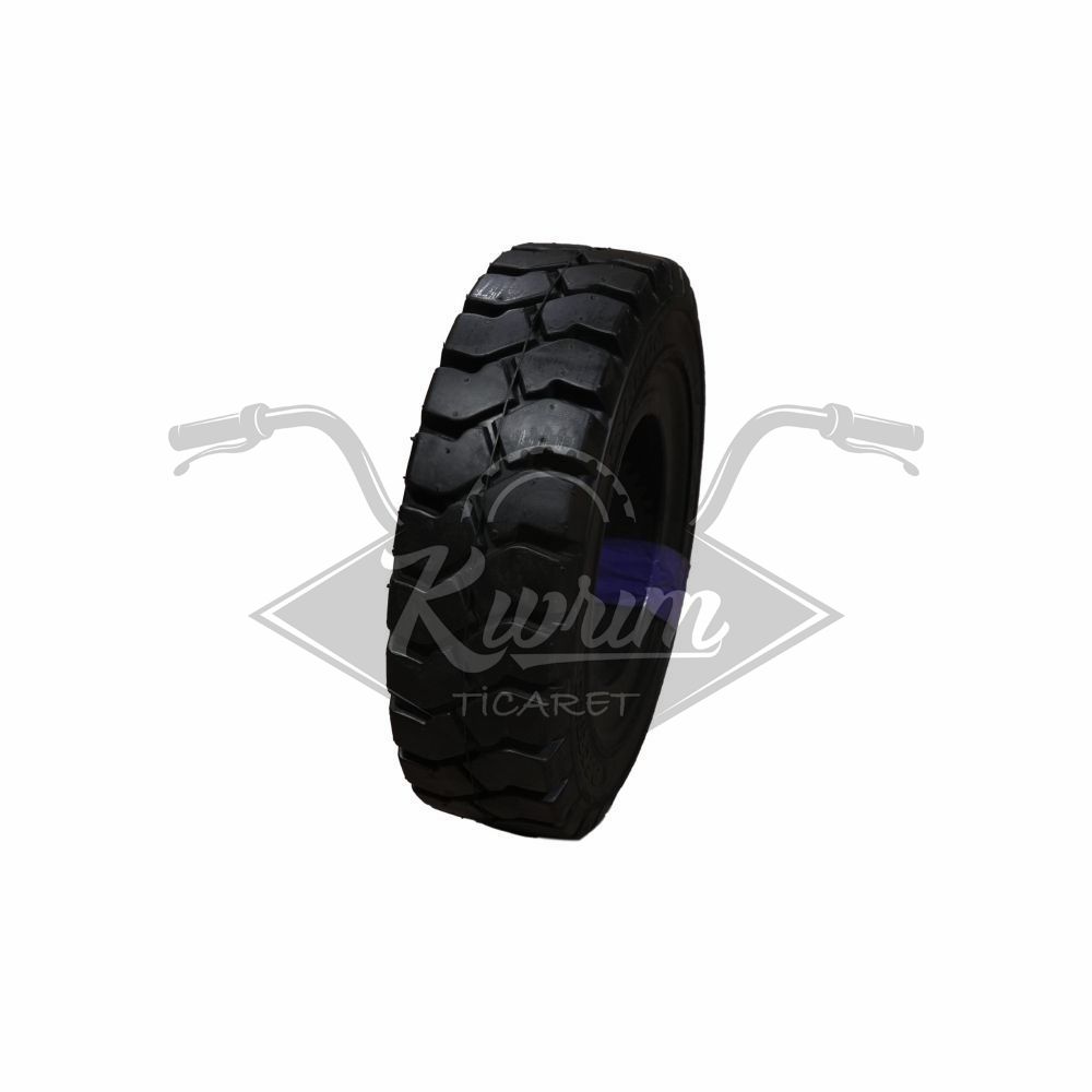 18 X 7 - 8 [DESEN - S3000] SEGMANLI - STARKUS SOLID TIRE BLACK - LIP TYPE