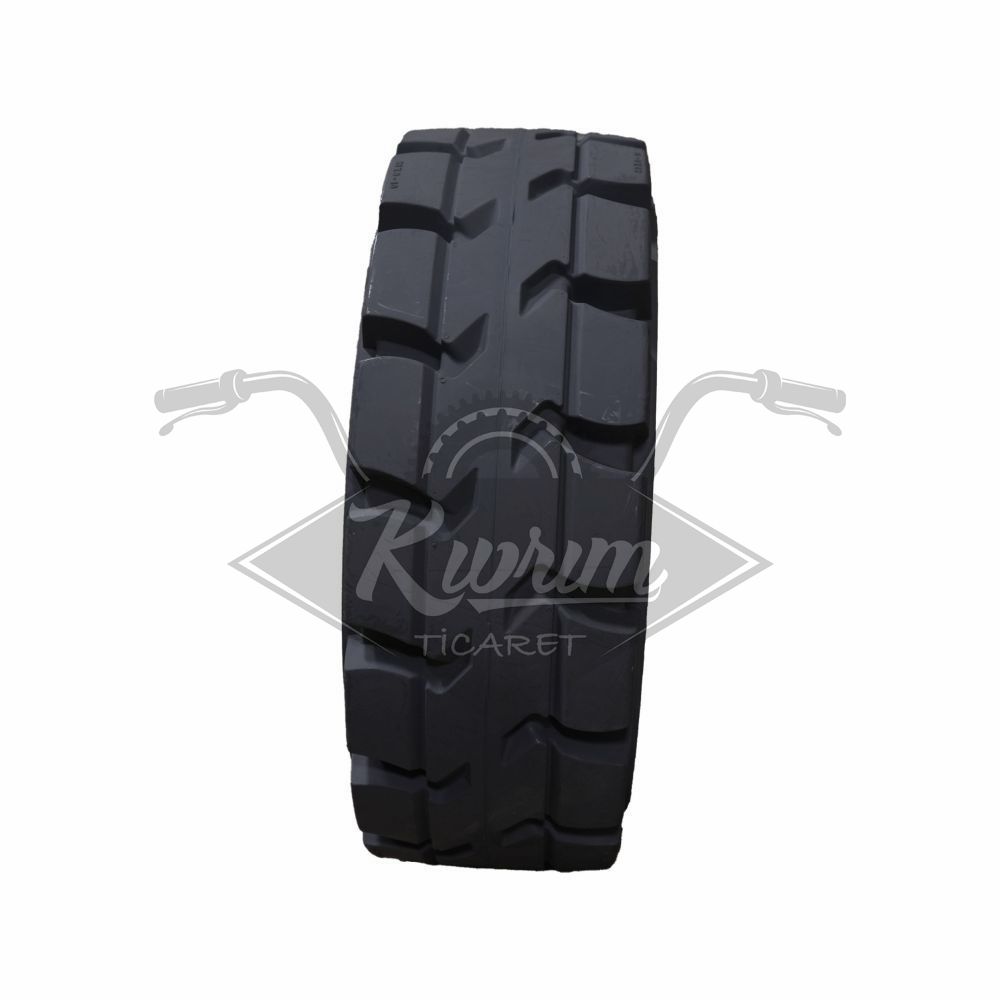 23 X 9 - 10 [DESEN - S3000] SEGMANLI - STARKUS SOLID TIRE GREY - LIP TYPE
