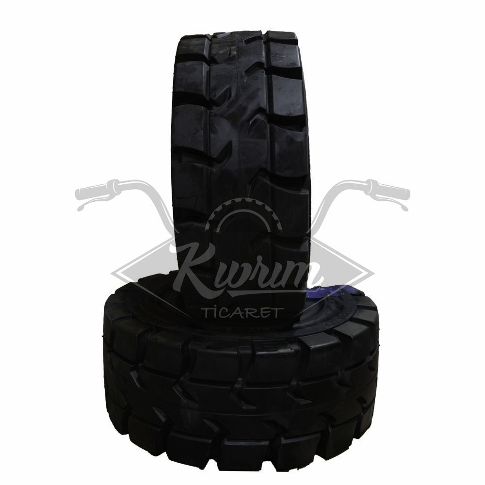 23 x 10 -12 [DESEN - S3000] SEGMANLI - STARKUS SOLID TIRE BLACK - LIP TYPE