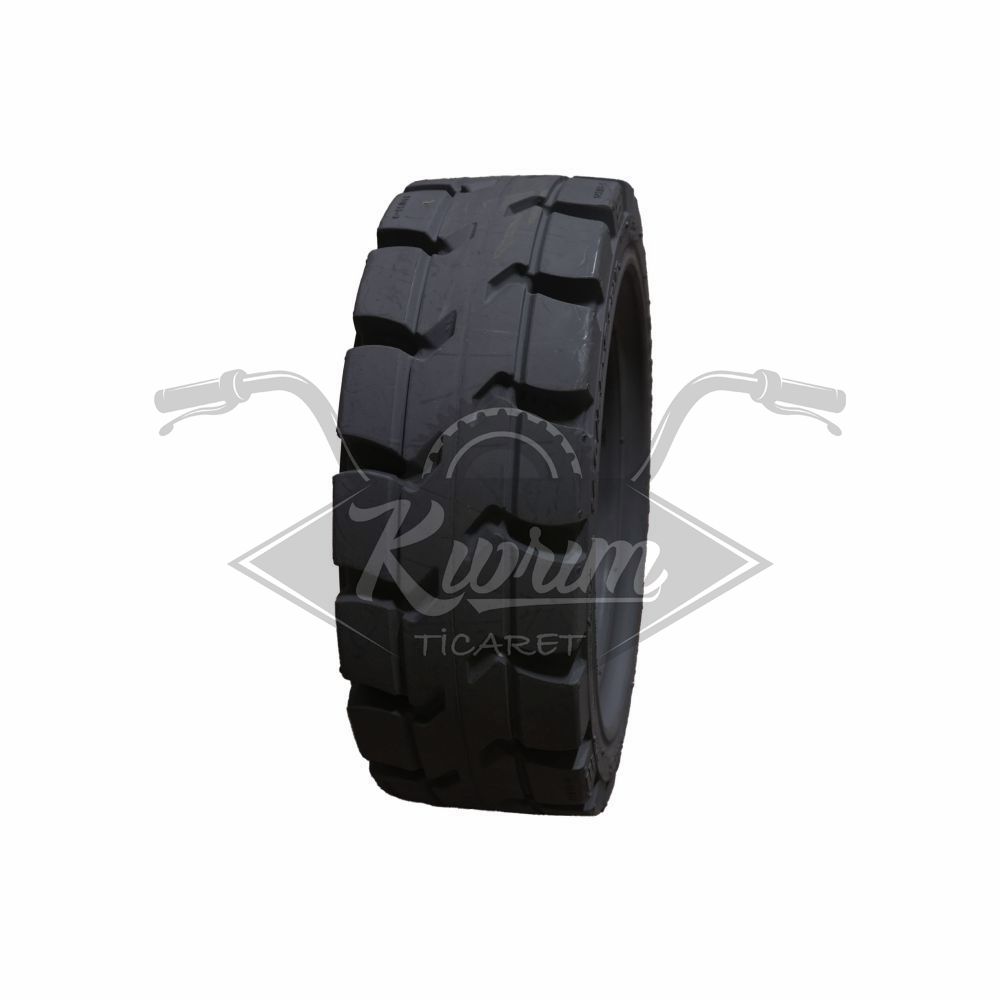 23 x 10 -12 [DESEN - S3000] SEGMANLI - STARKUS SOLID TIRE GREY - LIP TYPE