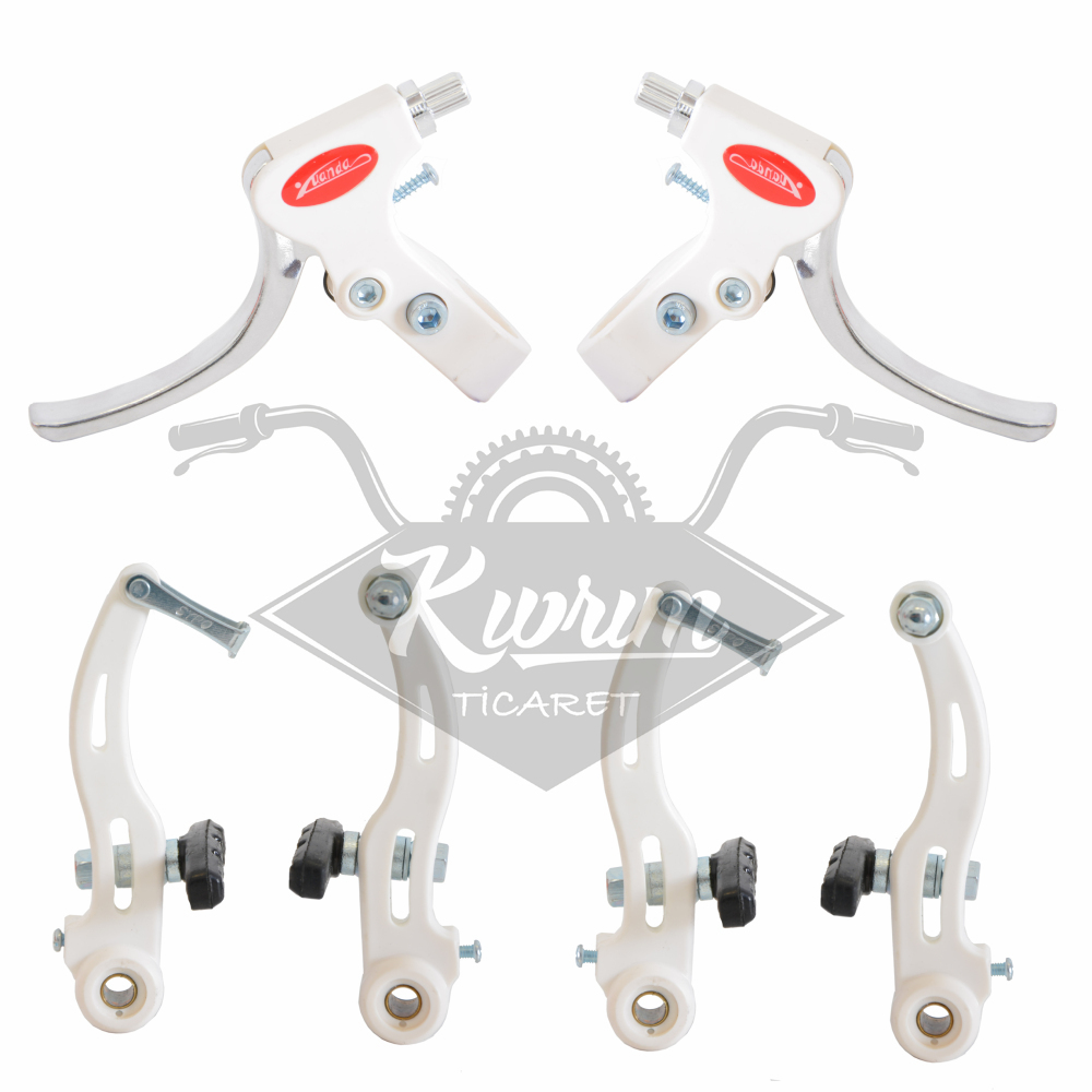 16-20 V BRAKE FREN TAKIMI BEYAZ [ALÜMİNYUM + PLASTİK KOLLU]